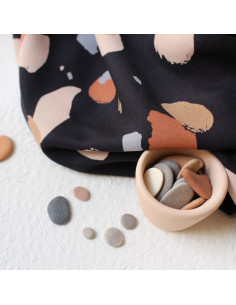 Granito Night Viscose Fabric - Atelier Brunette