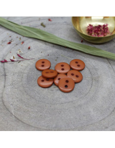Classic Shine Button - Chestnut
