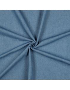 Tissu jeans coton léger - Bleu clair