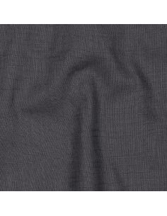 Tissu lin coton lavé - Gris anthracite 2
