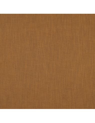 Tissu lin coton lavé - Caramel