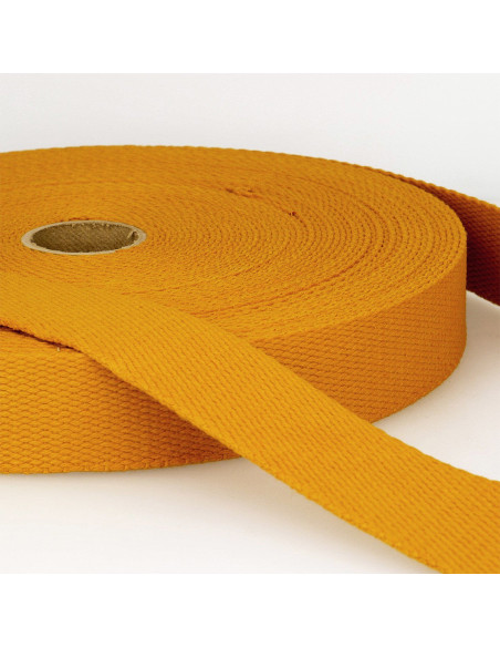 Cotton strap for bags - Mustard