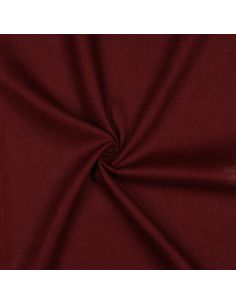 Tissu lin coton lavé - Burgundy