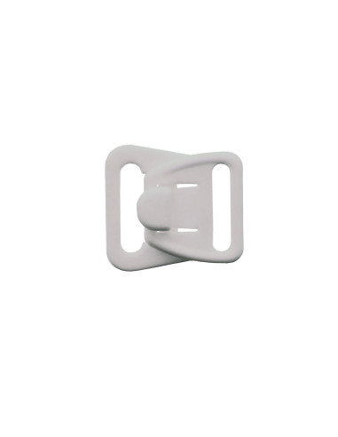 Clip fastener for nursing bra - White