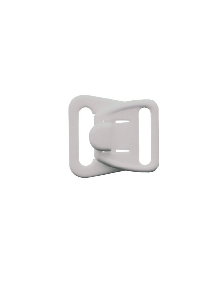 Clip fastener for nursing bra - White