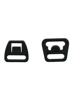 Clip fastener for nursing bra - Black