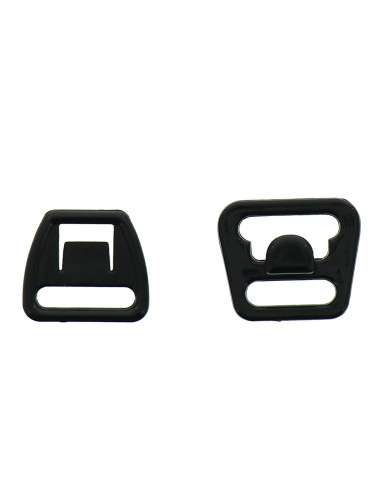 Clip fastener for nursing bra - Black