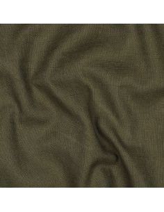 Tissu lin coton lavé - Kaki 2