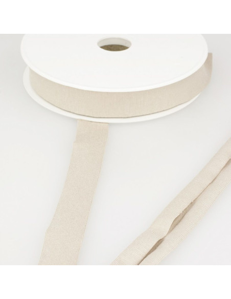 Viscose jersey bias - Beige