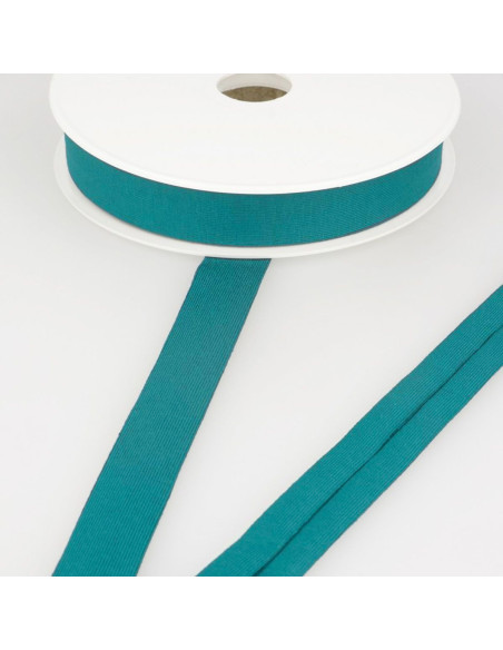 Viscose jersey bias - Teal blue