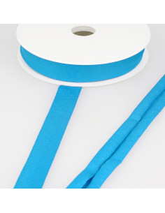 Viscose jersey bias - Ocean blue