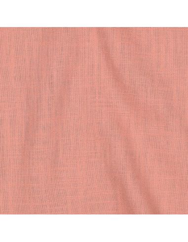 Tissu lin coton lavé - Vieux rose