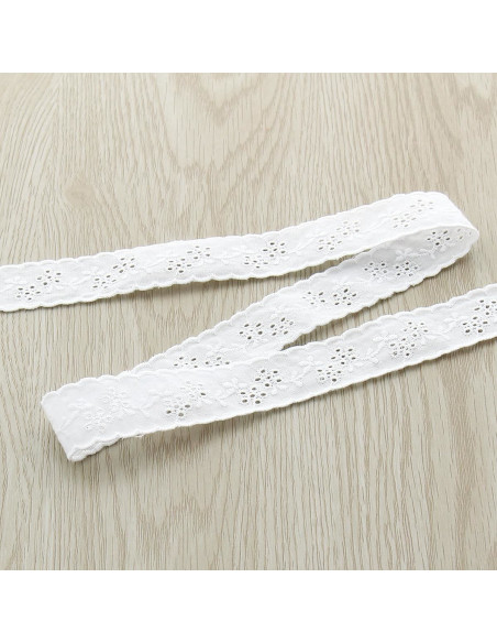 Romane English Embroidery - White