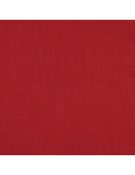 Tissu lin coton lavé - Rouge