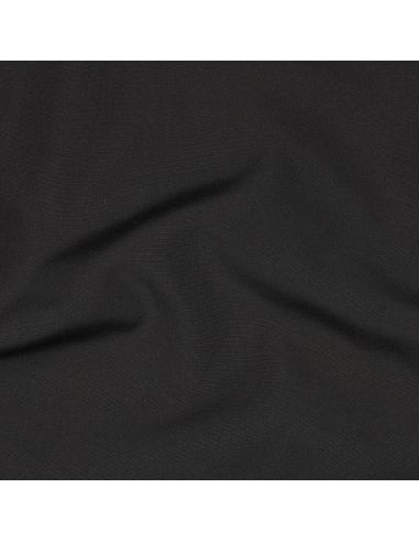 Tissu softshell déperlant envers micro polaire - Noir