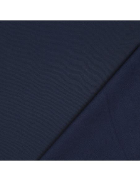 Tissu softshell déperlant envers micro polaire - Bleu marine