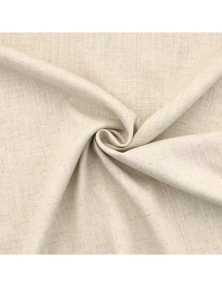 Tissu viscose lin - Naturel