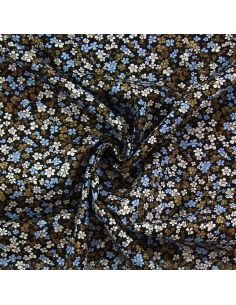 Tissu viscose Myosotis - Lavande