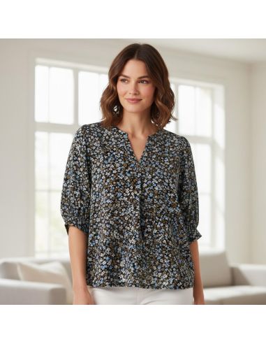 Tissu viscose Myosotis - Lavande