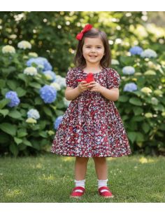 Tissu viscose Myosotis - Rouge 2