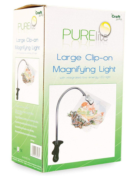 Purelite Clip-On Illuminated Magnifier