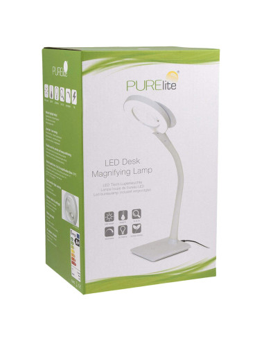 Purelite LED Table Magnifying Lamp