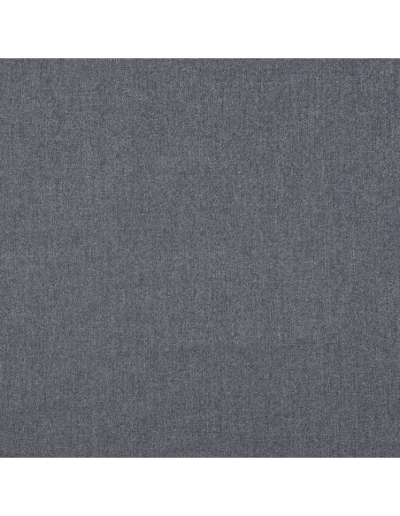 Tissu gabardine viscose brossée premium - Gris bleu chiné