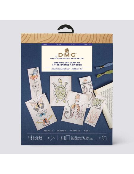 Kit de cartes à broder - Animaux