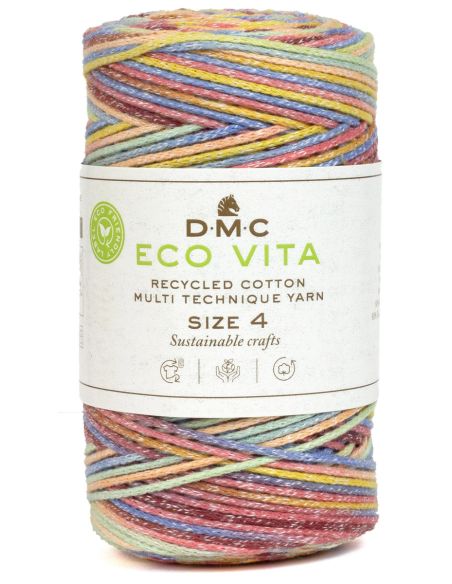 Coton recyclé Eco Vita 4 Multicolor DMC