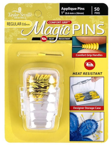 Box of 50 magic pins for appliqué