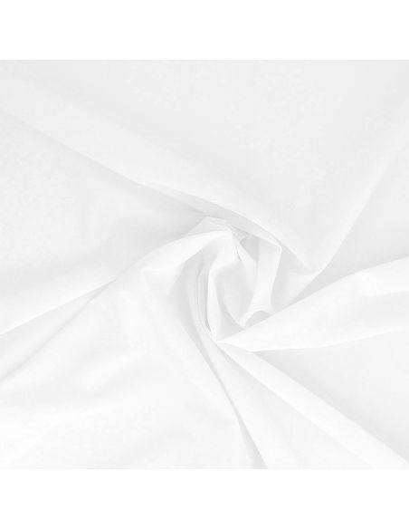 Toile tissée thermocollant fine - Blanc