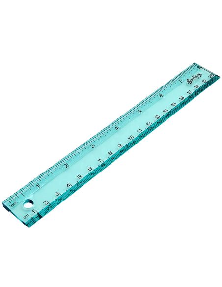 Règle rectangle quilting 20,3 cm x 2,54 cm Easy-Quarter- Turquoise
