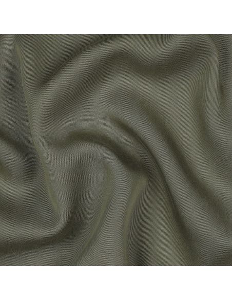 Tissu tencel effet peau de pêche - Kaki