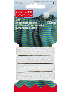 12 mm buttonhole elastic