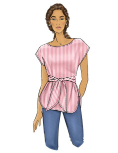 Butterick 6685 - Top and Belt Pattern 2