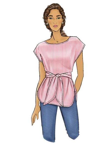 Butterick 6685 - Top and Belt Pattern