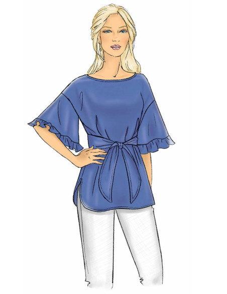 Butterick 6685 - Top and Belt Pattern