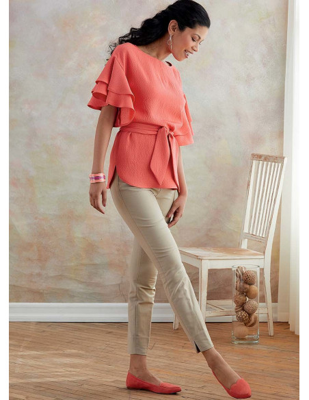 Butterick 6685 - Top and Belt Pattern