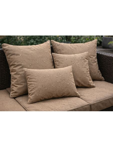 Tissu toile imperméable - Chamois
