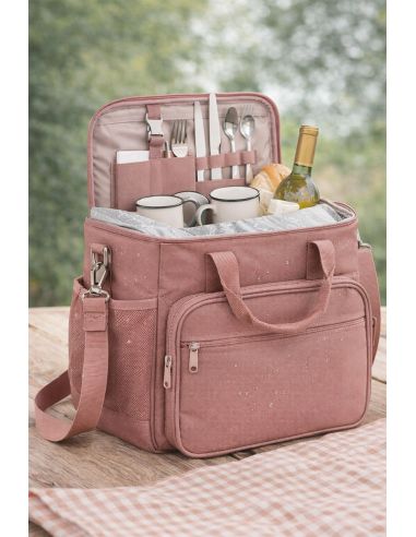 Tissu toile imperméable - Vieux rose