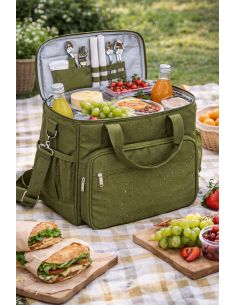 Tissu toile imperméable - Vert olive 2