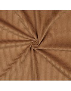 Cotton corduroy fabric - Chocolate