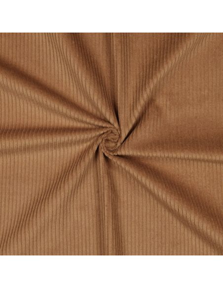 Cotton corduroy fabric - Chocolate