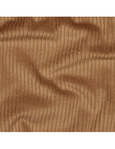 Cotton corduroy fabric - Chocolate