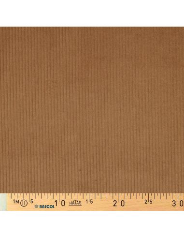 Cotton corduroy fabric - Chocolate