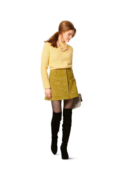 Flared Skirt Pattern - Burda 6252