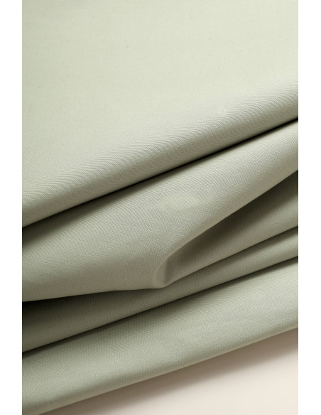 Tissu coton chino stretch Mineral Green - Atelier Brunette