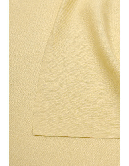 Tissu twill lin viscose Liva Eco Vanilla Ice - Atelier Brunette