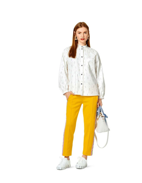 Blouse and Shirt Pattern - Burda 6263