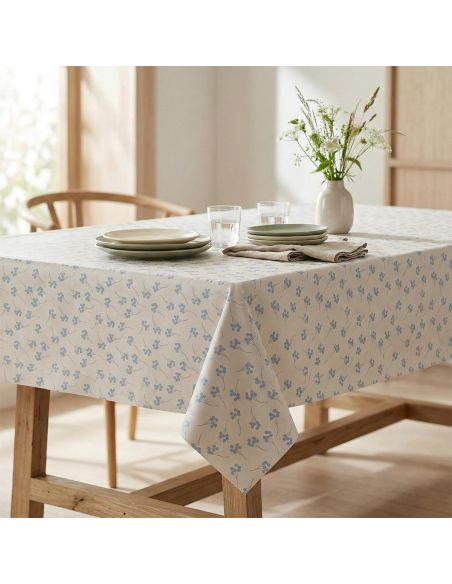 Nappe toile cirée Captain Cook Mimosi - Beige